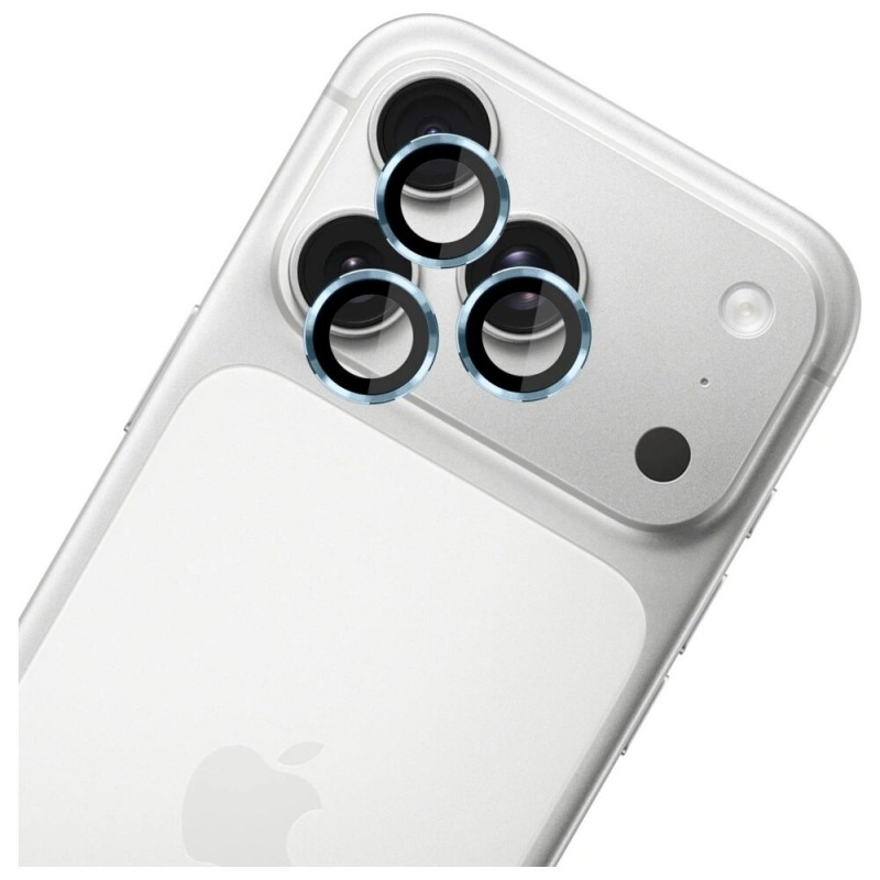 3MK Lens Protection Pro Kameraobjektiv Panzerglas für Apple iPhone 17 Pro / 17 Pro Max, Hellblau