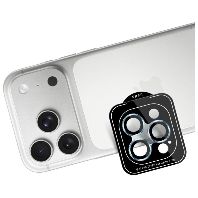 3MK Lens Protection Pro Kameraobjektiv Panzerglas für Apple iPhone 17 Pro / 17 Pro Max, Hellblau