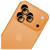 3MK Lens Protection Pro Kameraobjektiv Panzerglas für Apple iPhone 17 Pro / 17 Pro Max, Orange
