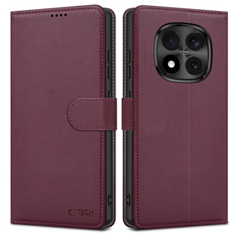 Tech-Protect Wallet Hülle Xiaomi Redmi Note 15 Pro 5G THP5097, Bordeauxrot