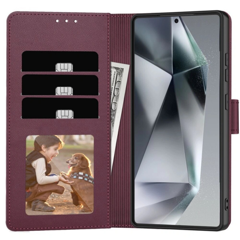 Tech-Protect Wallet Hülle Xiaomi Redmi Note 15 Pro 5G THP5097, Bordeauxrot