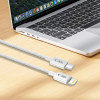 Tech-Protect Ultraboost Lite USB-C / Lightning Kabel PD27W/3A 200 cm, Cool Grey