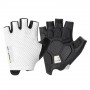 Rockbros TLS004 ROAD TO SKY kurze stoßdämpfende Fahrradhandschuhe S, Weiß