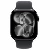 Apple Watch Series 11 GPS + Cellular (5G) 42 mm Aluminiumgehäuse, schwarz, M/L, MF854QL/A