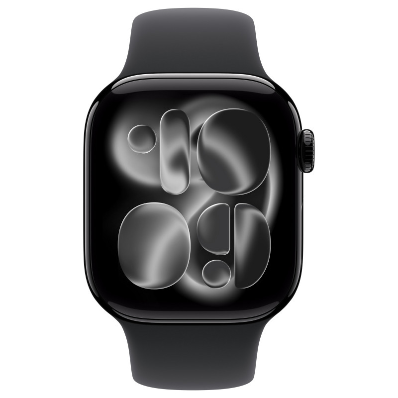 Apple Watch Series 11 GPS + Cellular (5G) 42 mm Aluminiumgehäuse, schwarz, M/L, MF854QL/A