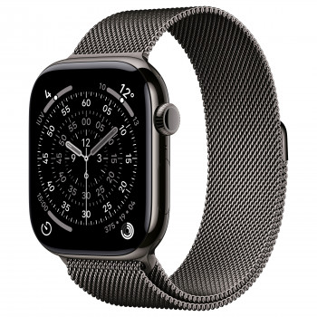 Apple Watch Series 11 GPS + Cellular 5G 42mm Titangehäuse, Gold, MFD44QL/A