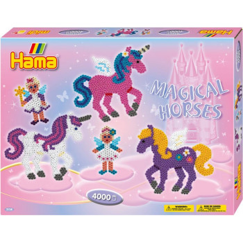 Hama Geschenkset Magic Horses (ca. 4000 Perlen)