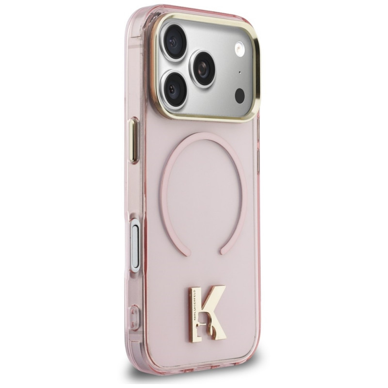 Karl Lagerfeld IML K Head Hülle KF003412 für Apple iPhone 18 Pro Max / 17 Pro Max, Rosa