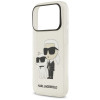 Karl Lagerfeld IML NFT Glitter Karl&Choupette Hülle KF003400 für Apple iPhone 18 Pro Max / 17 Pro Max, Transparent