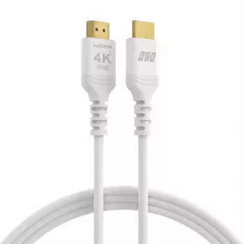 EFB Elektronik HDMI-20-00014 HDMI-Kabel High Speed mit Ethernet, 4K60Hz, 18 Gbit/s, 3 m, Weiß, kompatibel mit HDMI 2.0