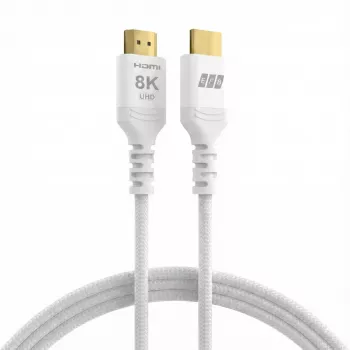 EFB Elektronik HDMI-21-00012 HDMI-Kabel Ultra High Speed, 8K60Hz, 48 Gbit/s, 3 m, weiß, kompatibel mit HDMI 2.1/2.0