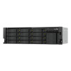 QNAP TS-h1655XeU-RP-8G 16-Schacht Rack-NAS mit geringer Bautiefe, 8 GB RAM, 2x 10GbE, redundantes Netzteil