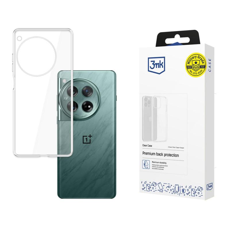 3MK Clear Case OnePlus 12 5G, durchsichtig