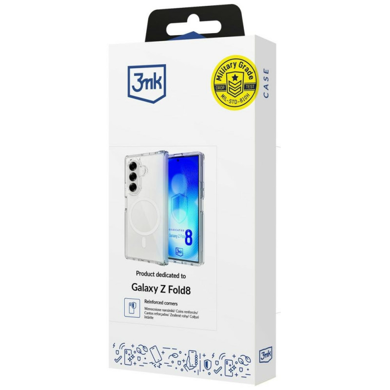 3MK Armor MagCase Samsung Galaxy Z Fold 8 Ultra, durchsichtig