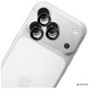 3MK Lens Protection Pro Apple iPhone 18 Pro / 18 Pro Max Kameraobjektivschutz, gehärtetes Glas, Schwarz