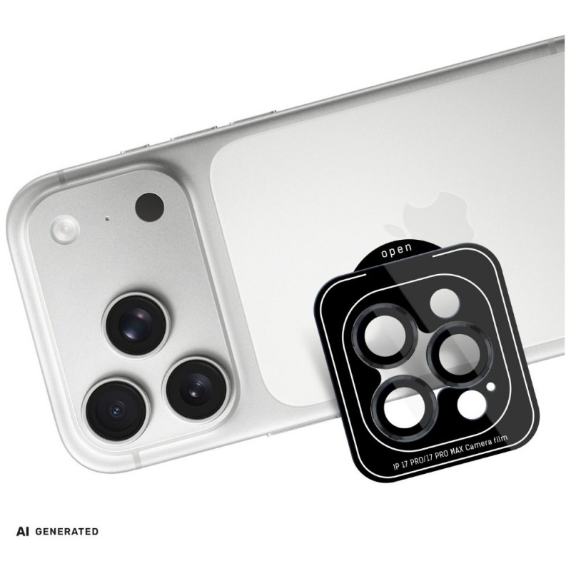 3MK Lens Protection Pro Apple iPhone 18 Pro / 18 Pro Max Kameraobjektivschutz, gehärtetes Glas, Schwarz