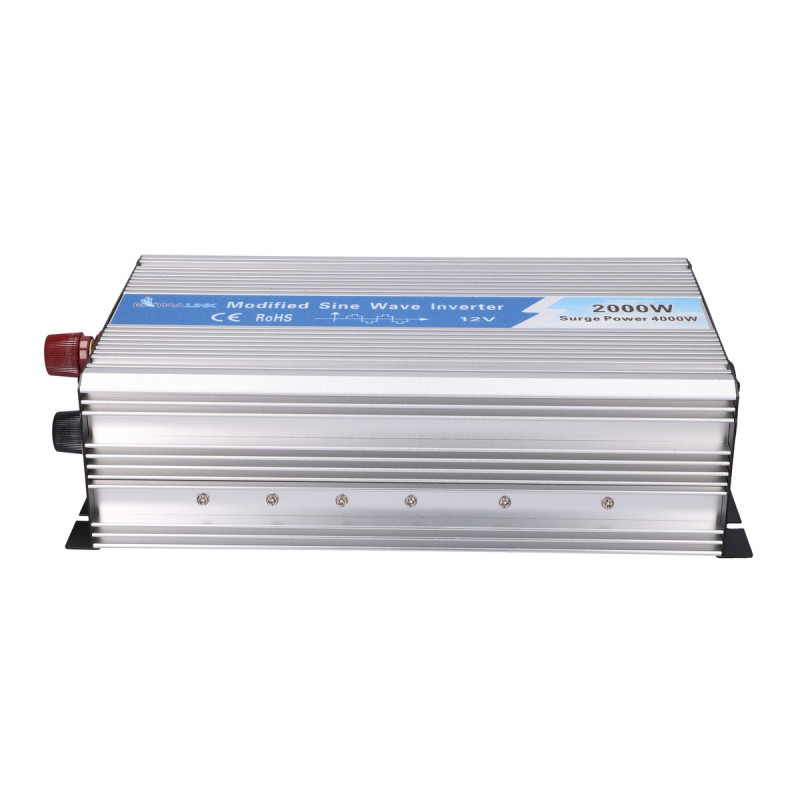 Extralink OPIM-2000W Spannungswandler, 12 V, 2000 W modifizierte Sinuswelle