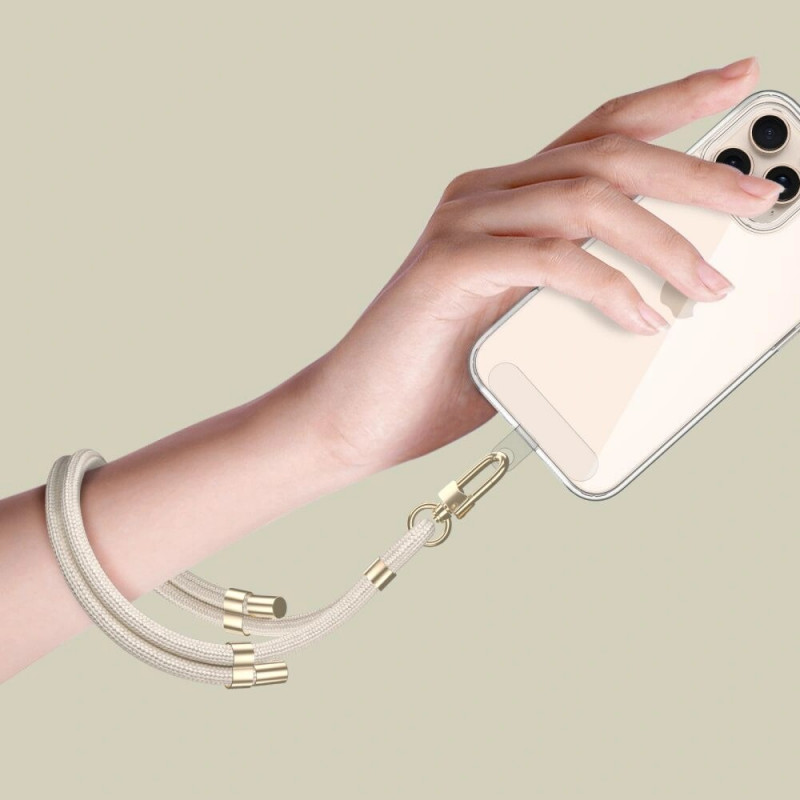 Tech-Protect C4S Seil-Handgelenkband, Beige/Gold