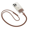 Handy-Umhängeband Tech-Protect C5S Rope Crossbody Strap, Schokoladenbraun