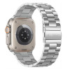 Tech-Protect Stainless Edelstahlarmband für Apple Watch 8 / 9 / 10 / 11 / 12 / SE / Ultra (44 / 45 / 46 / 49 mm), Silber