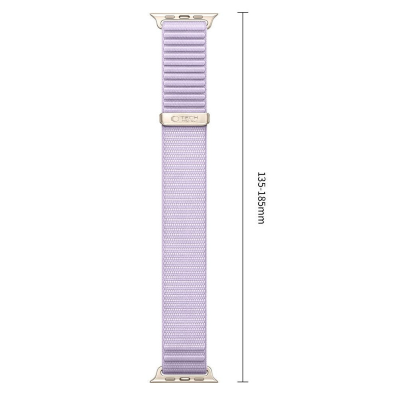 Tech-Protect NylonLoop Armband für Apple Watch 8 / 9 / 10 / 11 / 12 / SE (40 / 41 / 42 mm), Violett