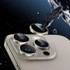 Tech-Protect Camring Fit+ Kameralinsen-Abdeckungen für Apple iPhone 14 Pro / 14 Pro Max / 15 Pro / 15 Pro Max / 16 Pro / 16 Pro Max / 17 Pro / 17 Pro Max, Silber