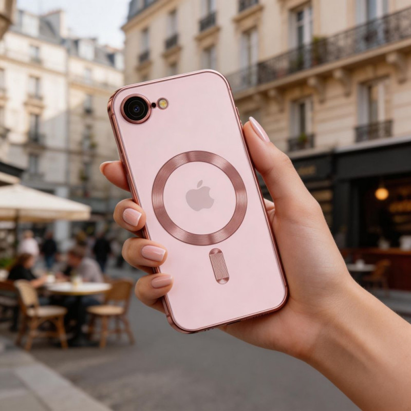 Tech-Protect Magflex MagSafe Hülle für Apple iPhone 16e / 17e, Roségold