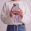 Tech-Protect C5SD Handyband zum Umhängen aus Seil, 80 cm, Lavendel