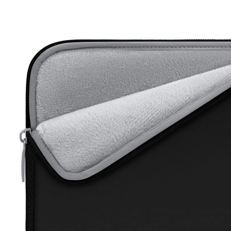 Tech-Protect NeoSlim THP3383 Laptop-Hülle 13-14 Zoll mit Zubehörtasche, Schwarz