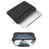 Tech-Protect Puffy THP3474 Laptop-Hülle 13-14 Zoll mit Zubehörtasche, Schwarz