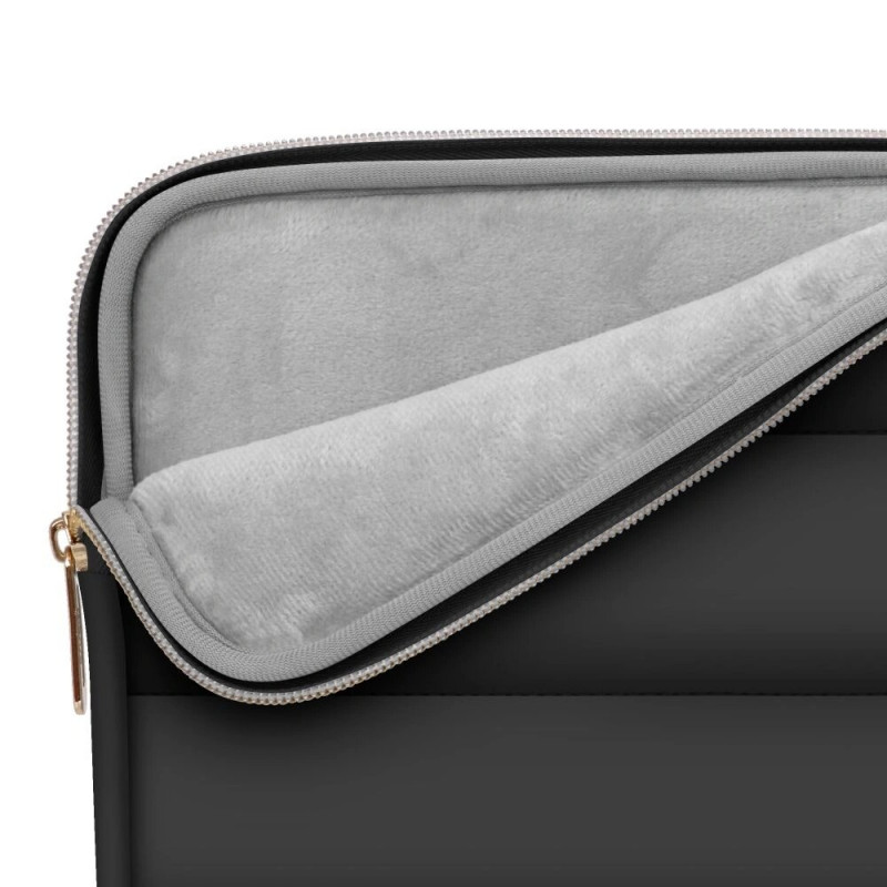 Tech-Protect Puffy THP3482 Laptop-Hülle 15-16" mit Zubehörtasche, Schwarz