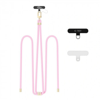Tech-Protect C7S Rope Schultergurt, Babyrosa/Gold