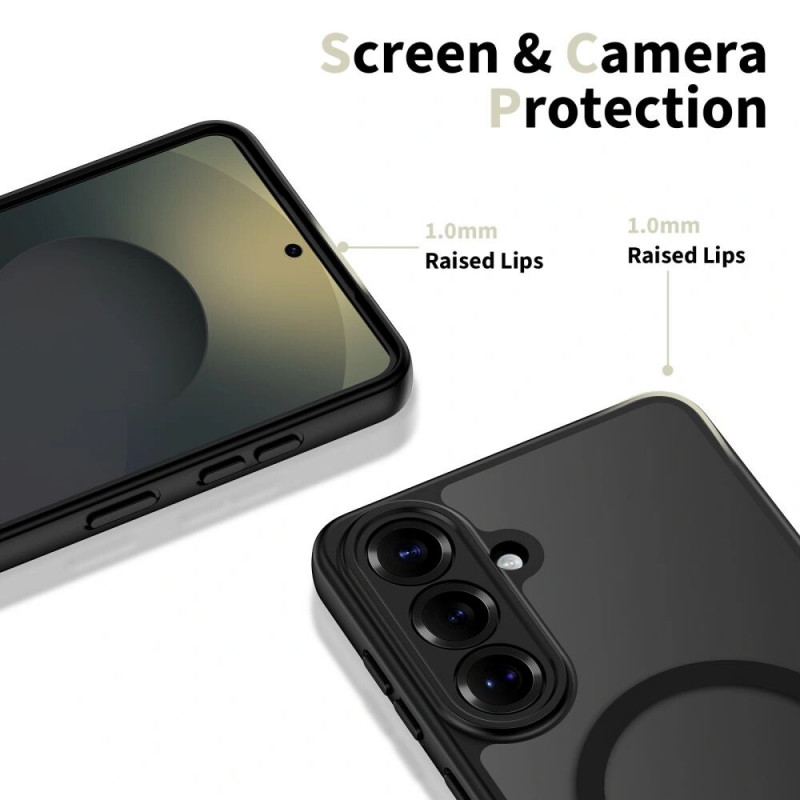 Tech-Protect BasicMag MagSafe Hülle für Samsung Galaxy S26+, Mattschwarz