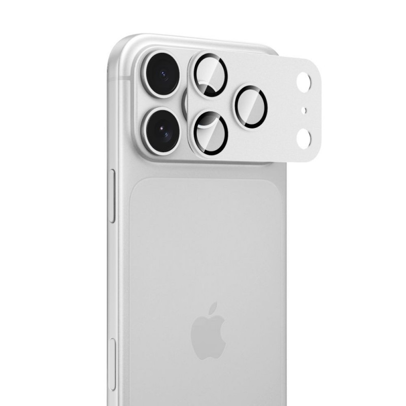 Tech-Protect Camfull Fit+ Kameraobjektiv-Schutz für Apple iPhone 18 Pro, Silber