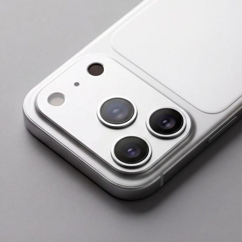 Tech-Protect Camfull Fit+ Apple iPhone 18 Pro Max Kameraobjektivschutz, Silber