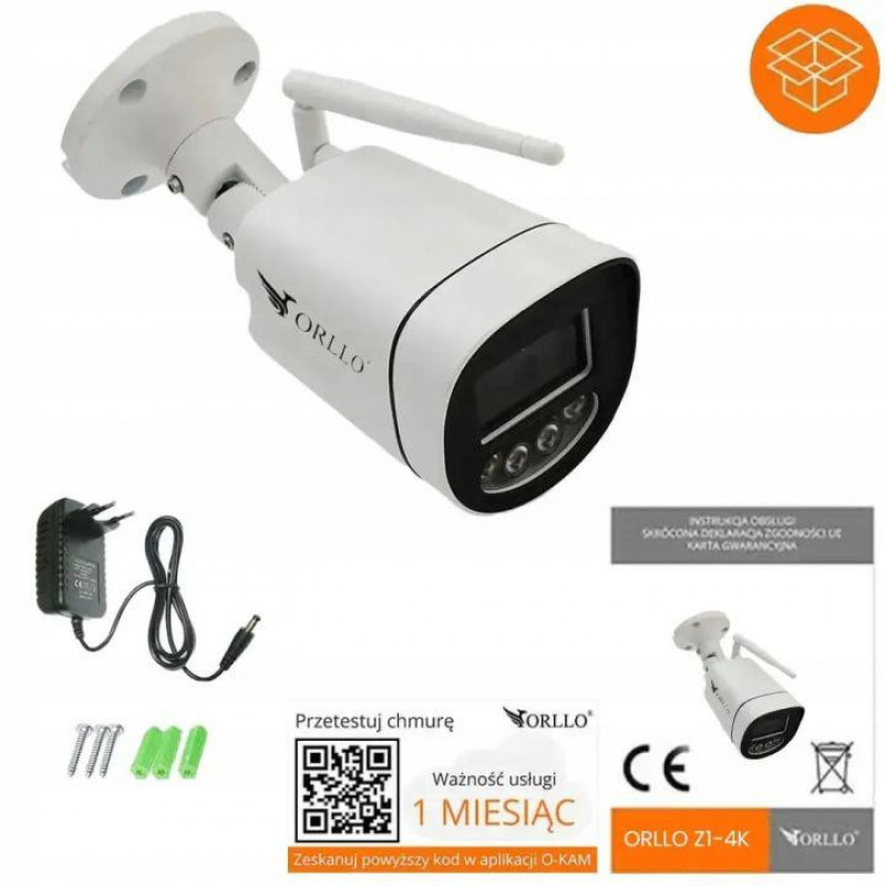 Orllo Z1 Tubus-IP-Kamera, 4K, 8MP, Wi-Fi