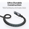 Ugreen L530 USB-C auf USB-C Kabel, PD 240 W, 480 Mbps, mit Display, 2 m, Schwarz