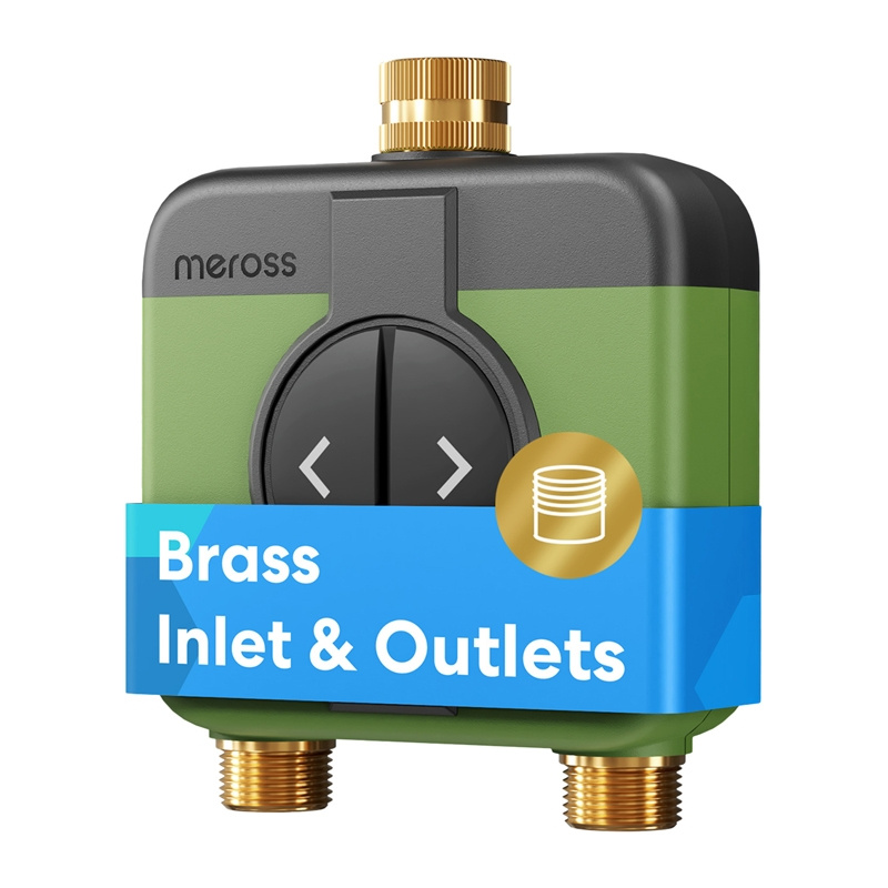 Meross MST200-EU Smarter Bewässerungscomputer, 2 Zonen