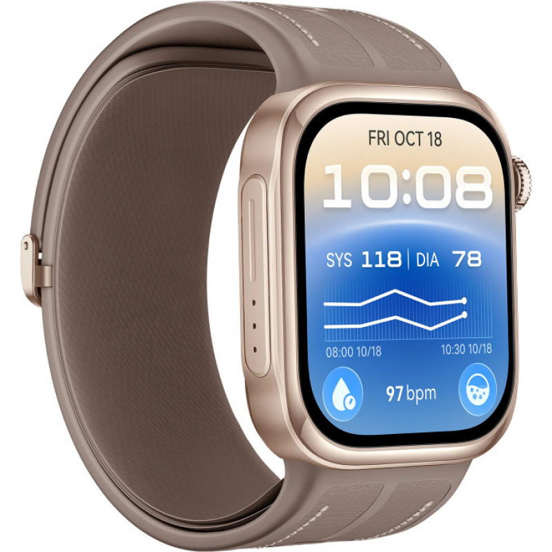 Huawei Watch D3 (Riva-B19) Smartwatch, 46 mm, Gold/Weiß