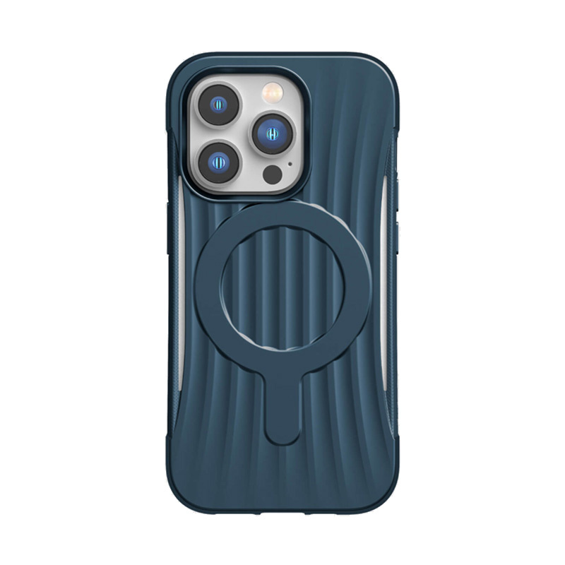 X-Doria Raptic Clutch MagSafe Hülle XDR222 für Apple iPhone 14 Pro, Marineblau
