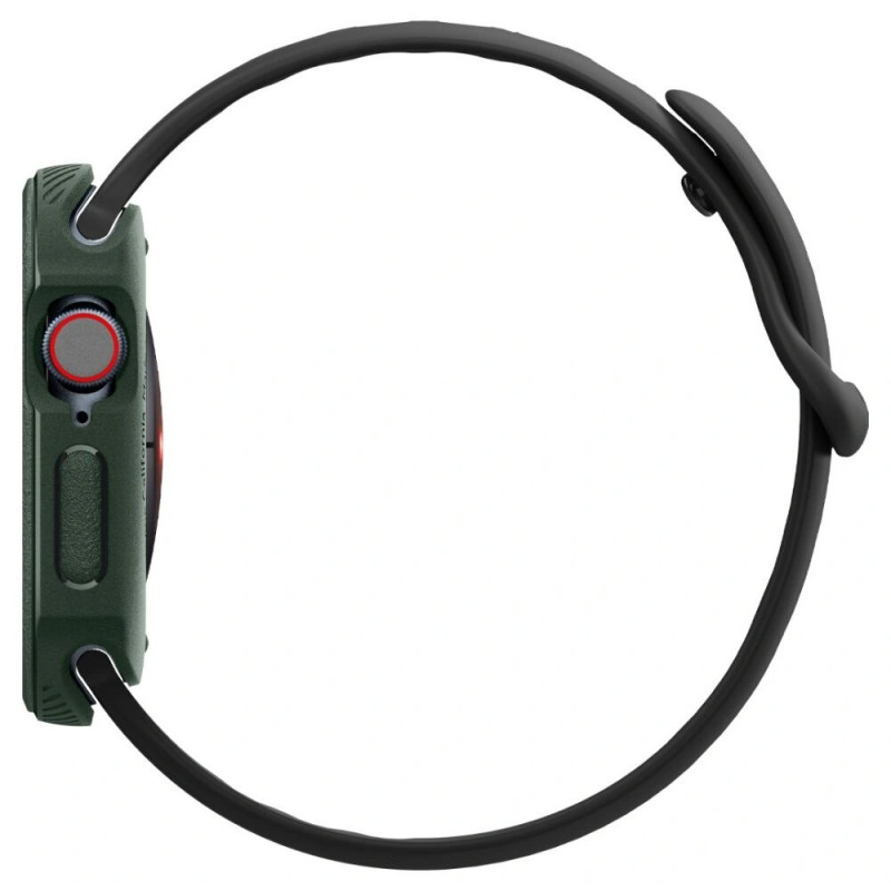 Spigen Caseology Vault Hülle für Apple Watch 10 / 11 46 mm, Mitternachtsgrün