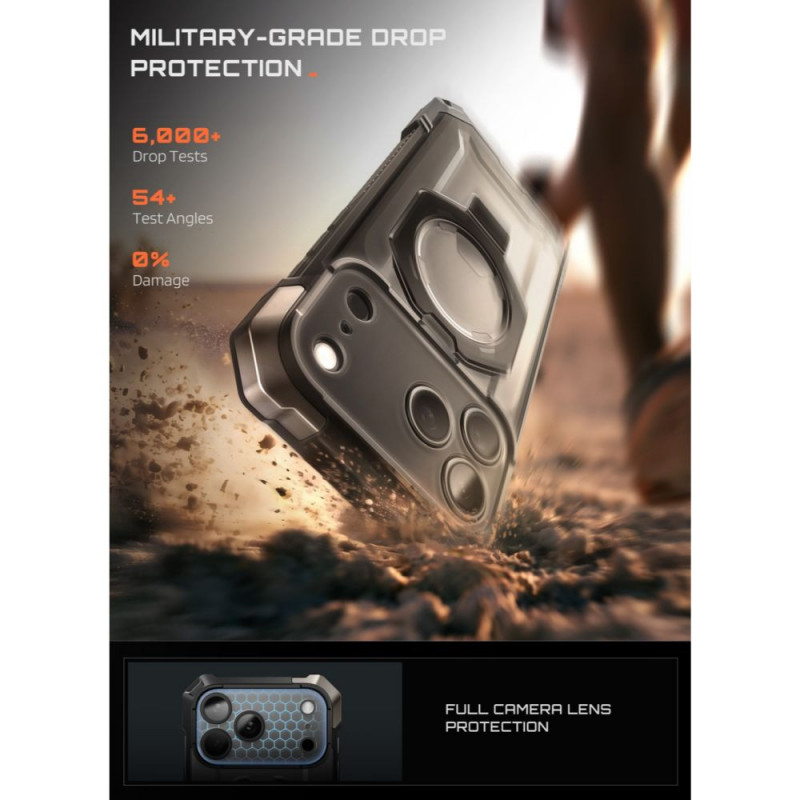Supcase UB Grip Mag MagSafe Hülle für Apple iPhone 17 Pro / 18 Pro, schwarz