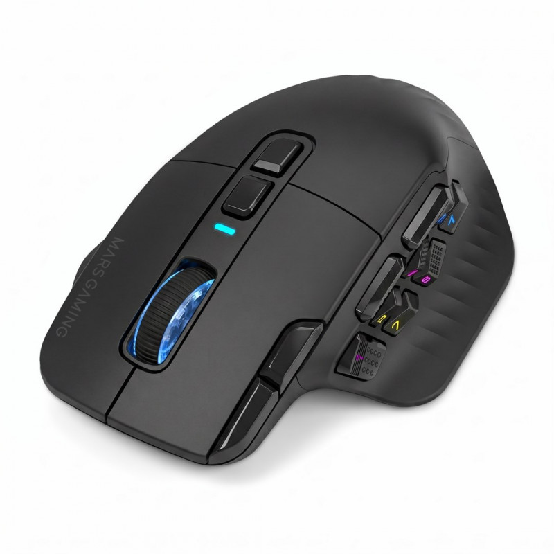 Tacens Mars Gaming MMW-HEX16 kabellose Gaming-Maus, 24000 DPI, Bluetooth 5.2, 2.4 GHz