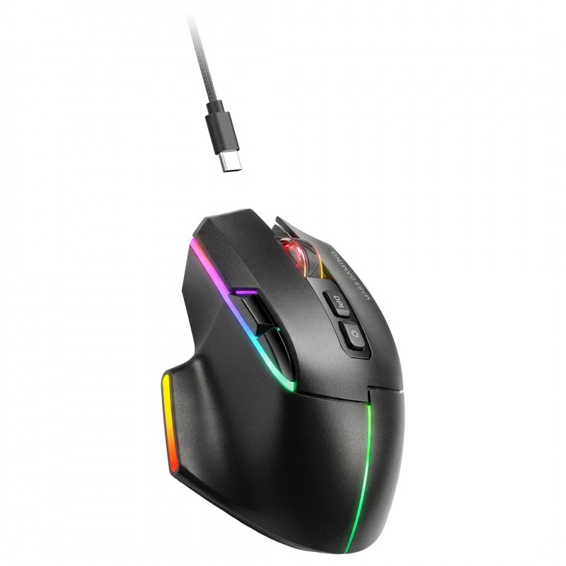Tacens Mars Gaming MMW-VECTOR Kabellose Gaming-Maus, 12000 DPI, Bluetooth 5.4, 2,4 GHz