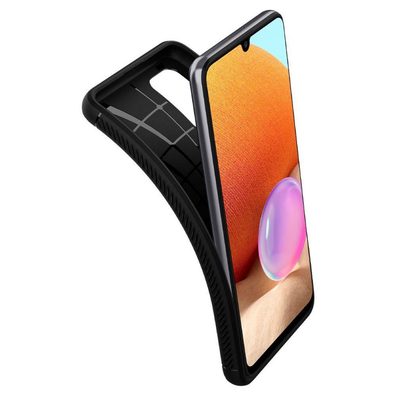 Spigen Rugged Armor Schutzhülle für Samsung Galaxy A52 / A52s, Mattschwarz