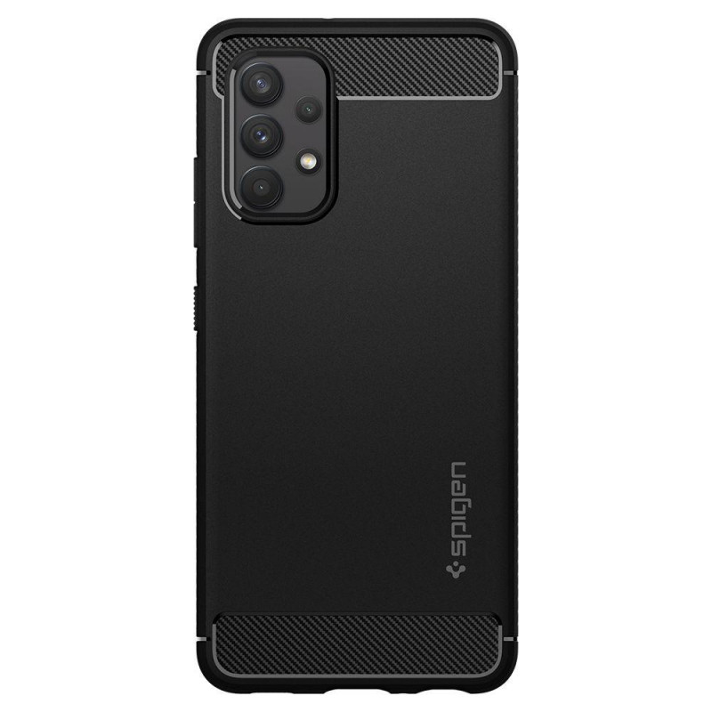 Spigen Rugged Armor Schutzhülle für Samsung Galaxy A52 / A52s, Mattschwarz