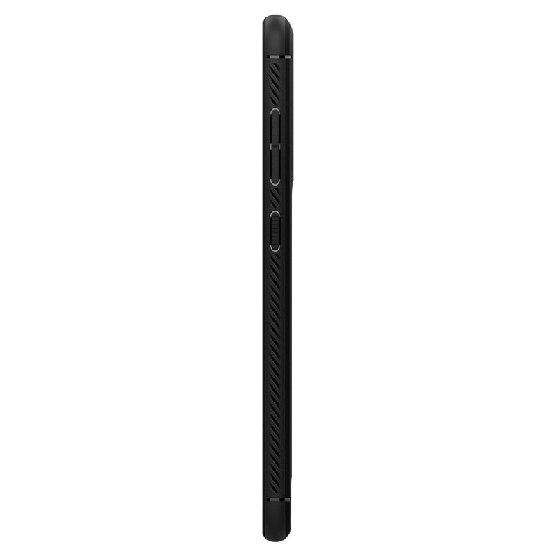 Spigen Rugged Armor Hülle für Samsung Galaxy S21 FE, Mattschwarz