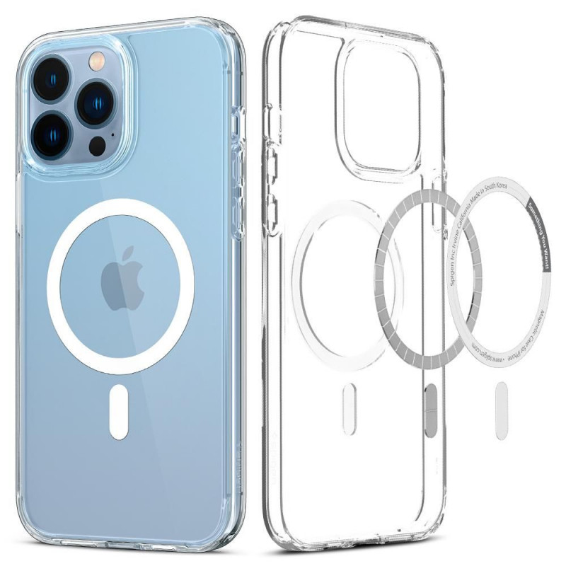 Spigen Ultra Hybrid Mag MagSafe Apple iPhone 13 Pro Hülle, Weiß