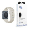 3mk Silikon-Uhrenarmband für Apple Watch 42/44/45/49 mm, beige