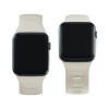 3mk Silikon-Uhrenarmband für Apple Watch 42/44/45/49 mm, beige